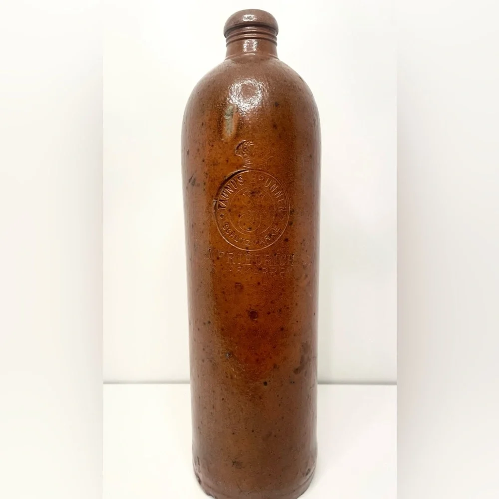 Antique Mid 1800’s German Stoneware Water/Beer/Wine Bottle/Crock Bottle